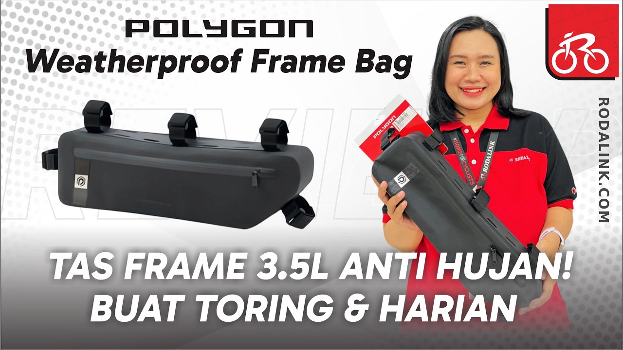 Tas Frame 3.5L Anti Hujan! Polygon Weatherproof Frame Bag Buat Touring & Harian