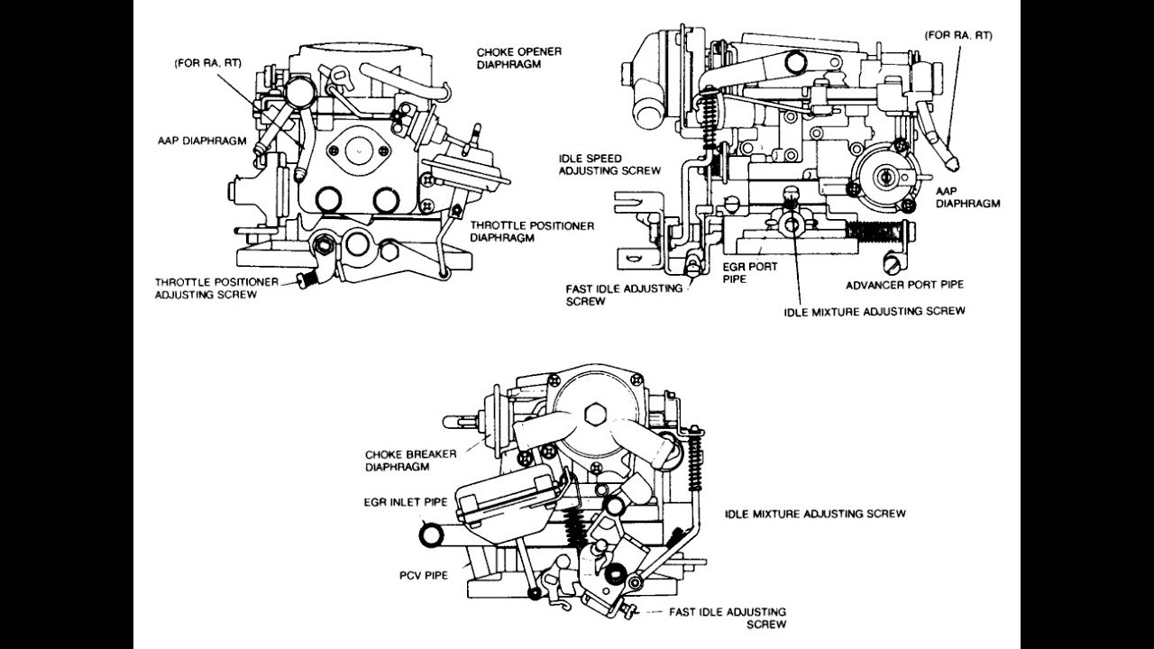 1978 Toyota Pickup/Hilux 20R-Carb Adjust & Vac Lines-Desmogged