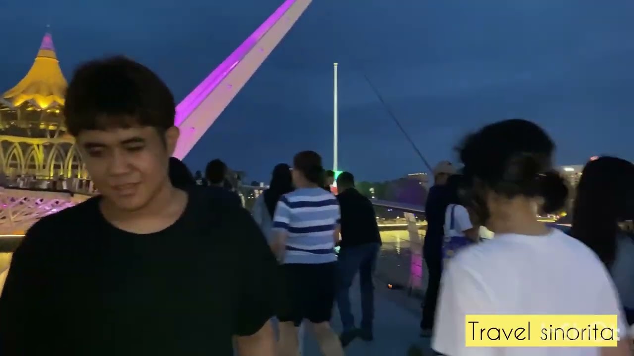 Darul Hana Bridge Kuching Water Front Sarawak