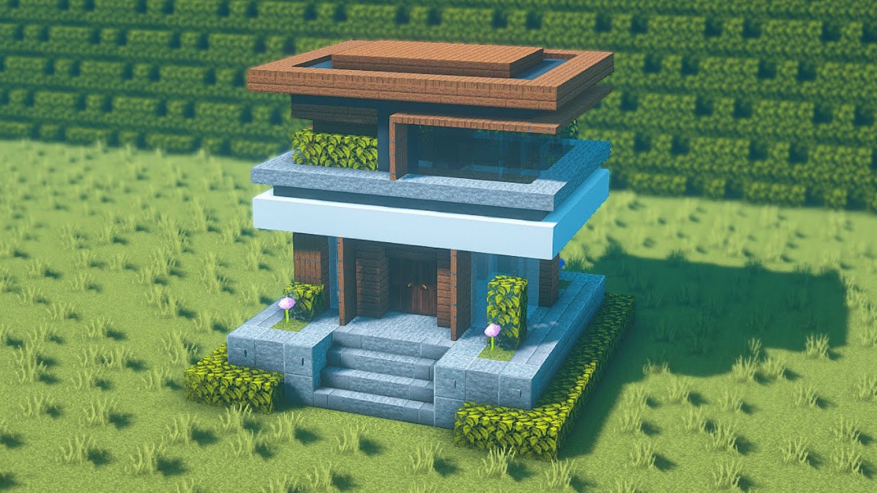 Minecraft: How To Build a Beautiful House (Smart House) Tutorials [#25] | 마인크래프트 건축, 돌 요새