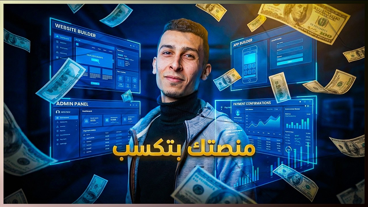 مشروع المستقبل - انشاء منصة لبناء المواقع بالذكاء الاصطناعي (Vibe Coding SAAS) - مشاريع مربحة #17