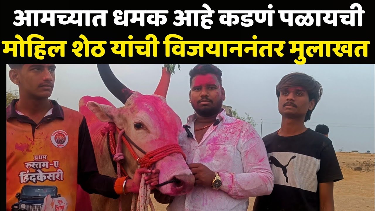 मोहिल शेठ यांची मुलाखत | पुन्हा एकदा बकासुर आणि घोटच्या सर्जा ने केला प्रथम क्रमांक !