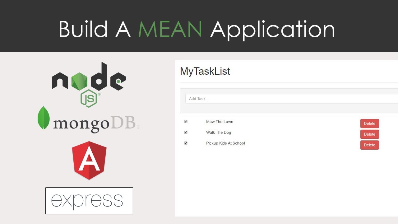 MEAN App From Scratch - MongoDB, Express, Angular 2 & NodeJS