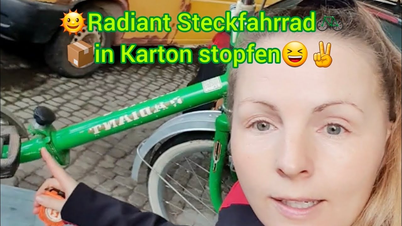 🌞Radiant Steckfahrrad🚲📦in Karton stopfen😆✌️ #radiant  #steckfahrrad #fahrrad #fahrradversenden #bike