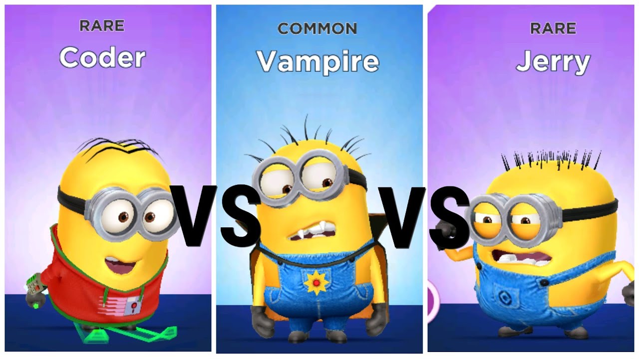 Minion Rush Jerry VS Vampire VS Coder