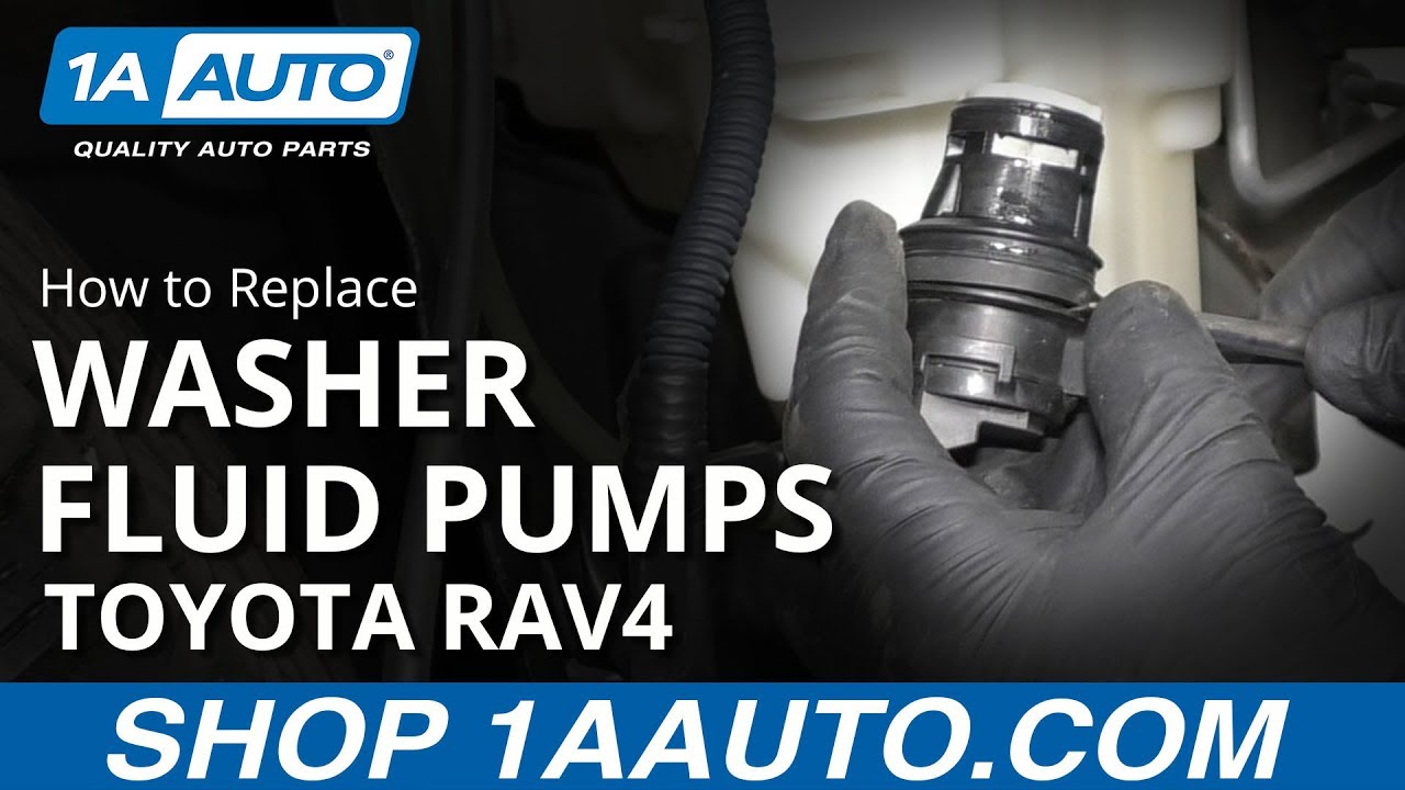 How to Replace Washer Fluid Pumps 05-16 Toyota RAV4