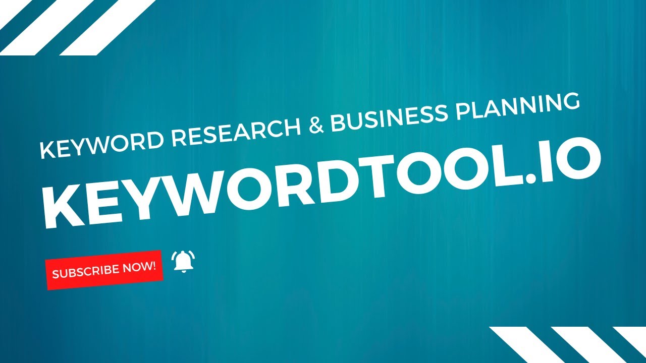 Amazing Keyword Research & Business Planning with KeywordTool.io