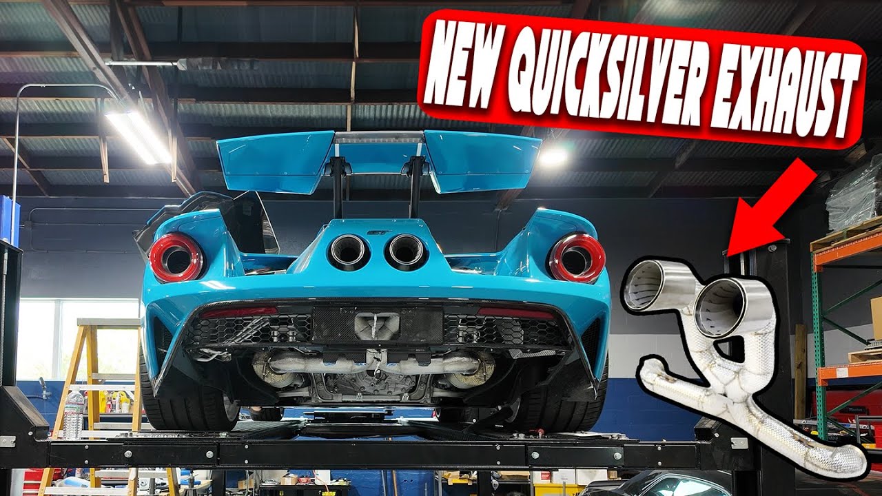 Installing a NEW QuickSilver Exhaust In My Ford GT!