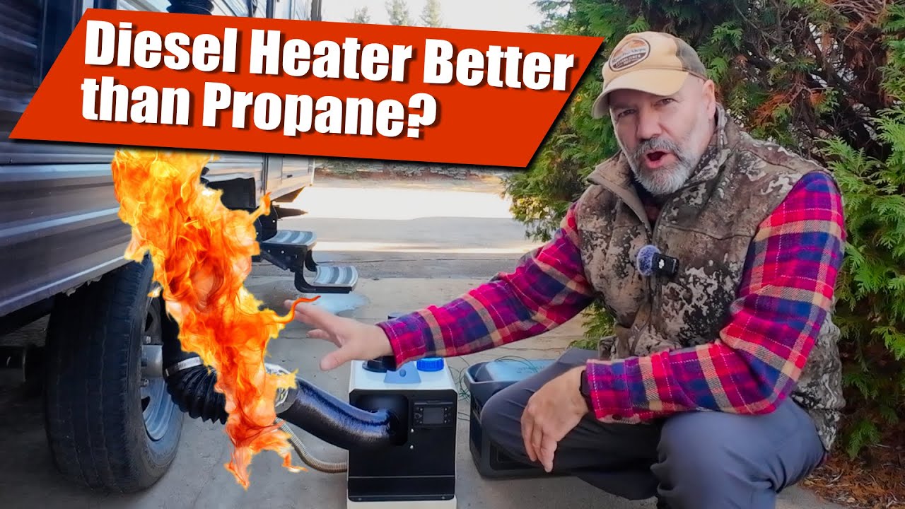 Installing a Cheap Portable Amazon Diesel Heater in my RV - The Easy Way!