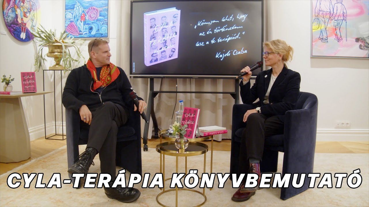 Exkluzív: Cyla-Terápia könyvbemutató