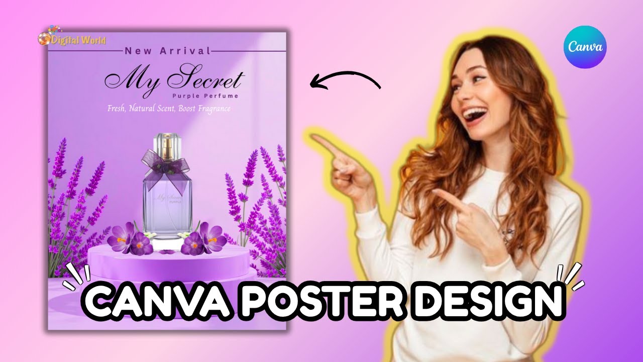 Product Poster Design in Canva | Canva Poster Design | Advertising Poster
