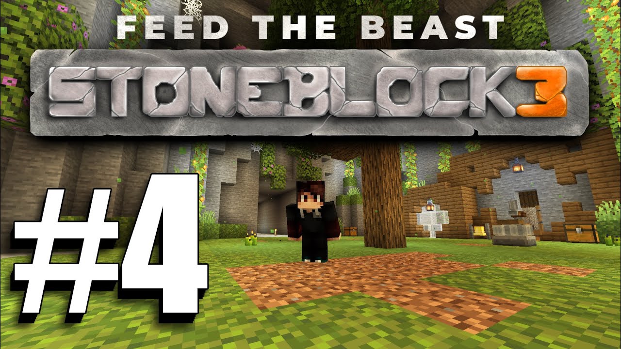 Fully Automated Crushing Wheels | FTB StoneBlock 3 - Ep 4 | Modded Minecraft 1.18.2