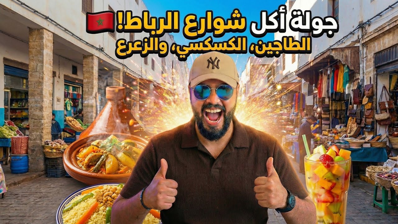 جولة أكل شوارع في الرباط المغرب