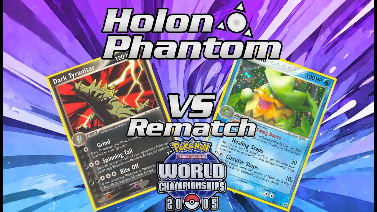 Retro Format 2005 Pokemon TCG Battle! Dark Tyranitar Vs LudiCargo!