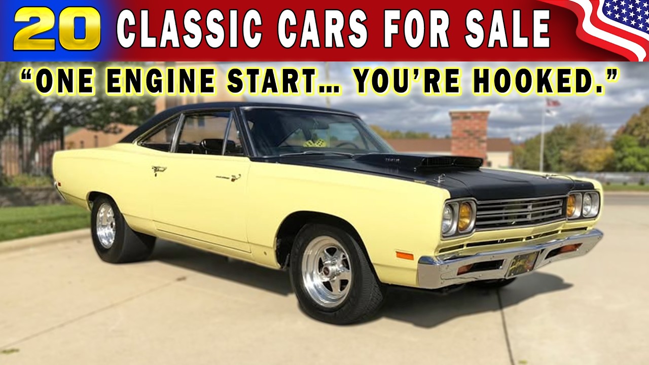 OMG! 20 Classic Cars for Sale CHEAP You WON'T Believe