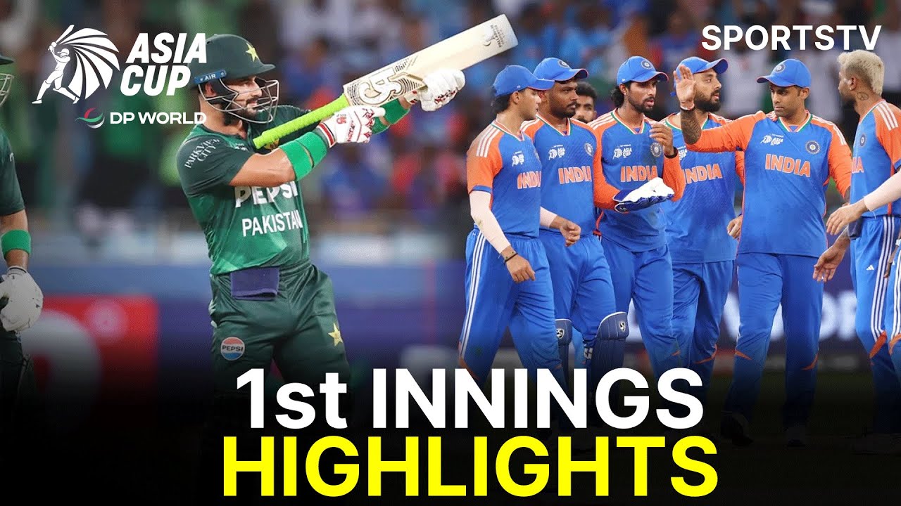 1st Innings Highlights | India vs Pakistan | Super 4 | Match 14 | DP World Asia Cup 2025 | ZF1U