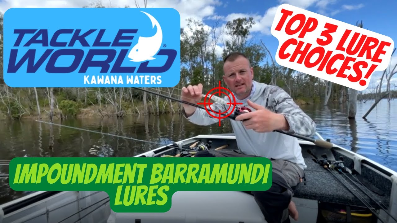 TOP 3 IMPOUNDMENT BARRAMUNDI LURES - Our Top 3 Picks! - On Location At Lake Monduran