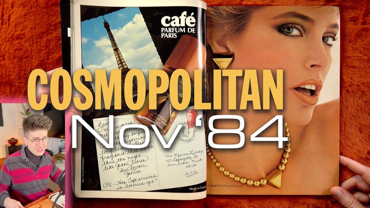 Cosmopolitan, ноябрь 1984 г. *маленькая парижская открытка*