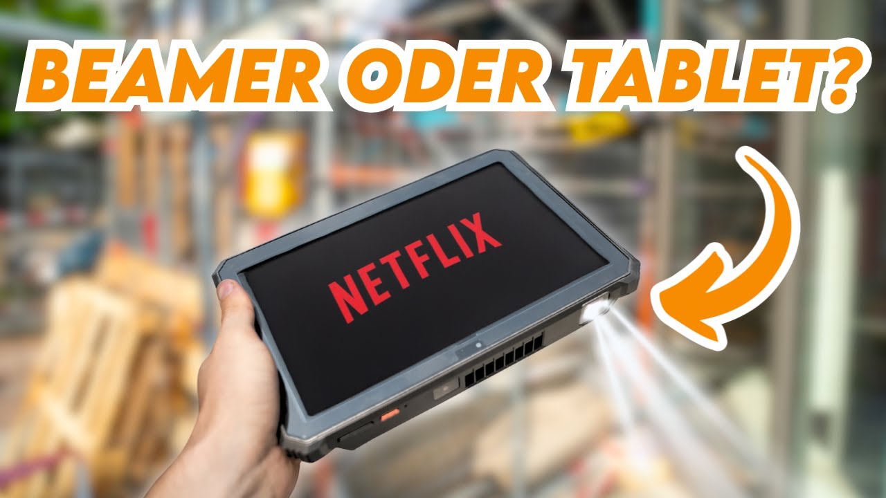 BEAMER im Tablet?! Wahnsinniges Outdoor-Tablet überrascht nicht nur damit
