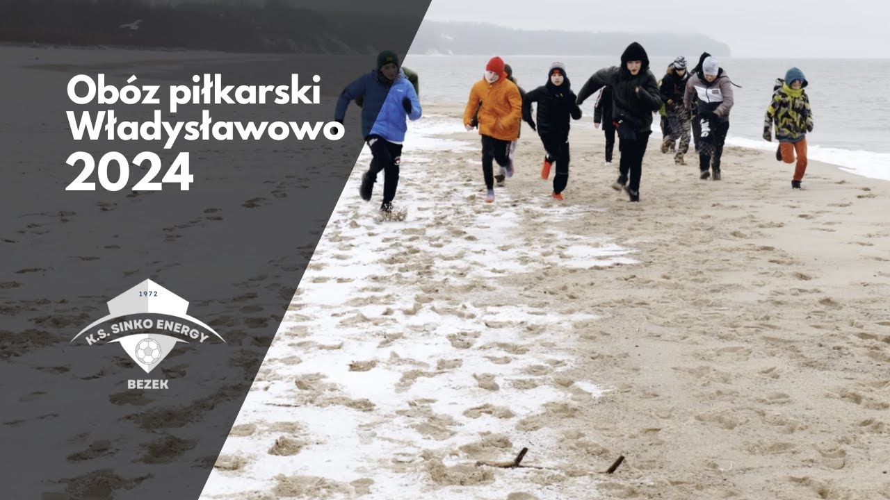 Obóz piłkarski Władysławowo - trening na plaży