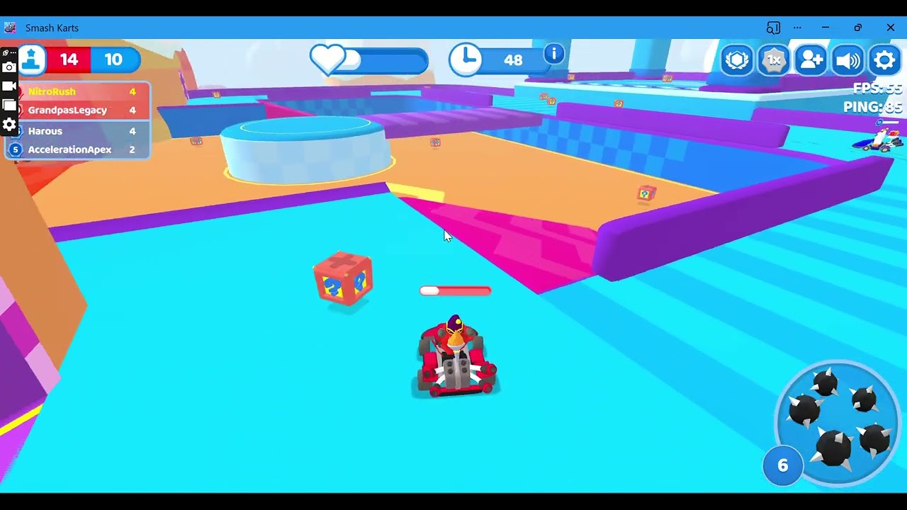 Smash Karts Playing In My Alt Account (Part 2)