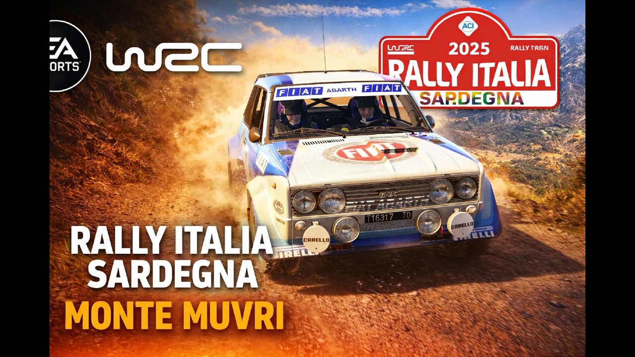 #08 EA Sports WRC Moments RallyItalia Sardegna An Italian Folklore Monte Muvri Fiat 131 Abarth Rally