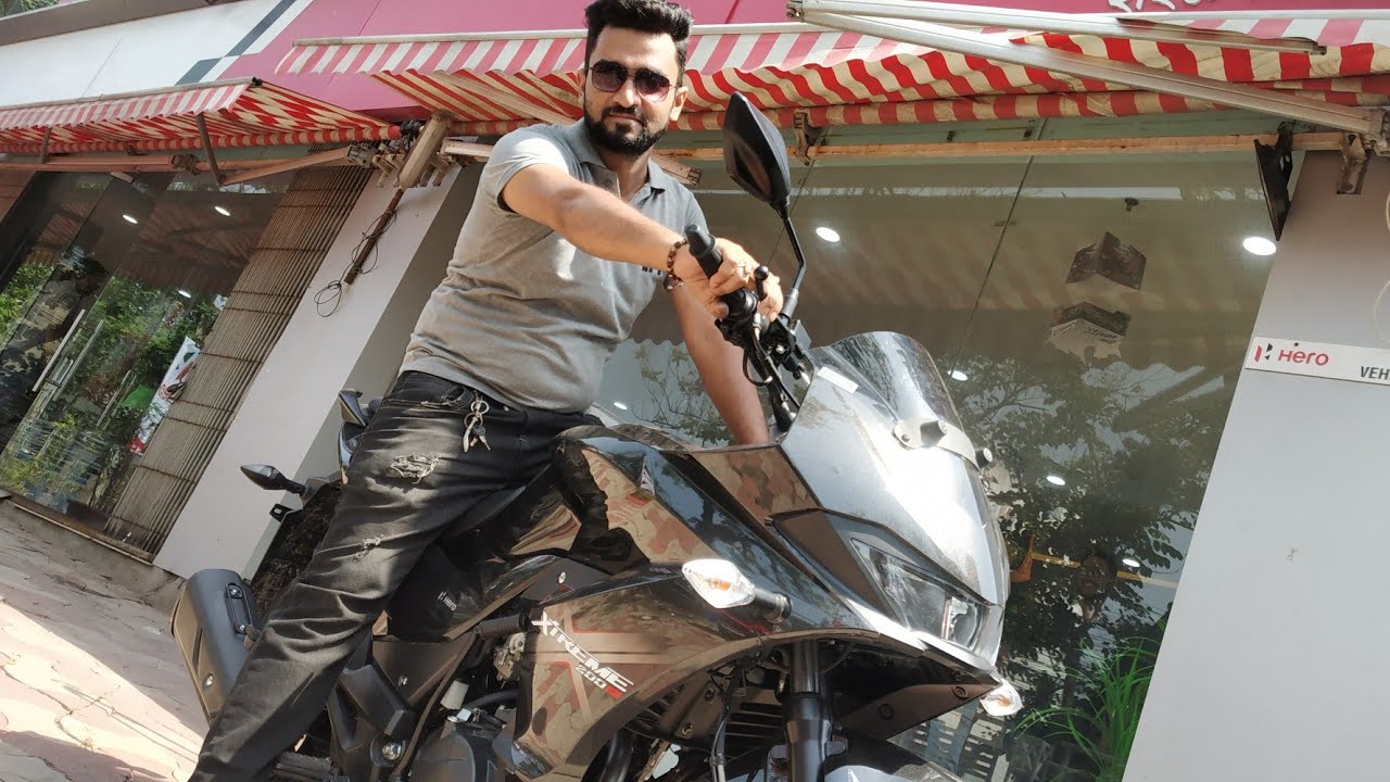 Budget Friendly Full Faired 200CC Bike | #Hero Xtreme 200s Walk around shots