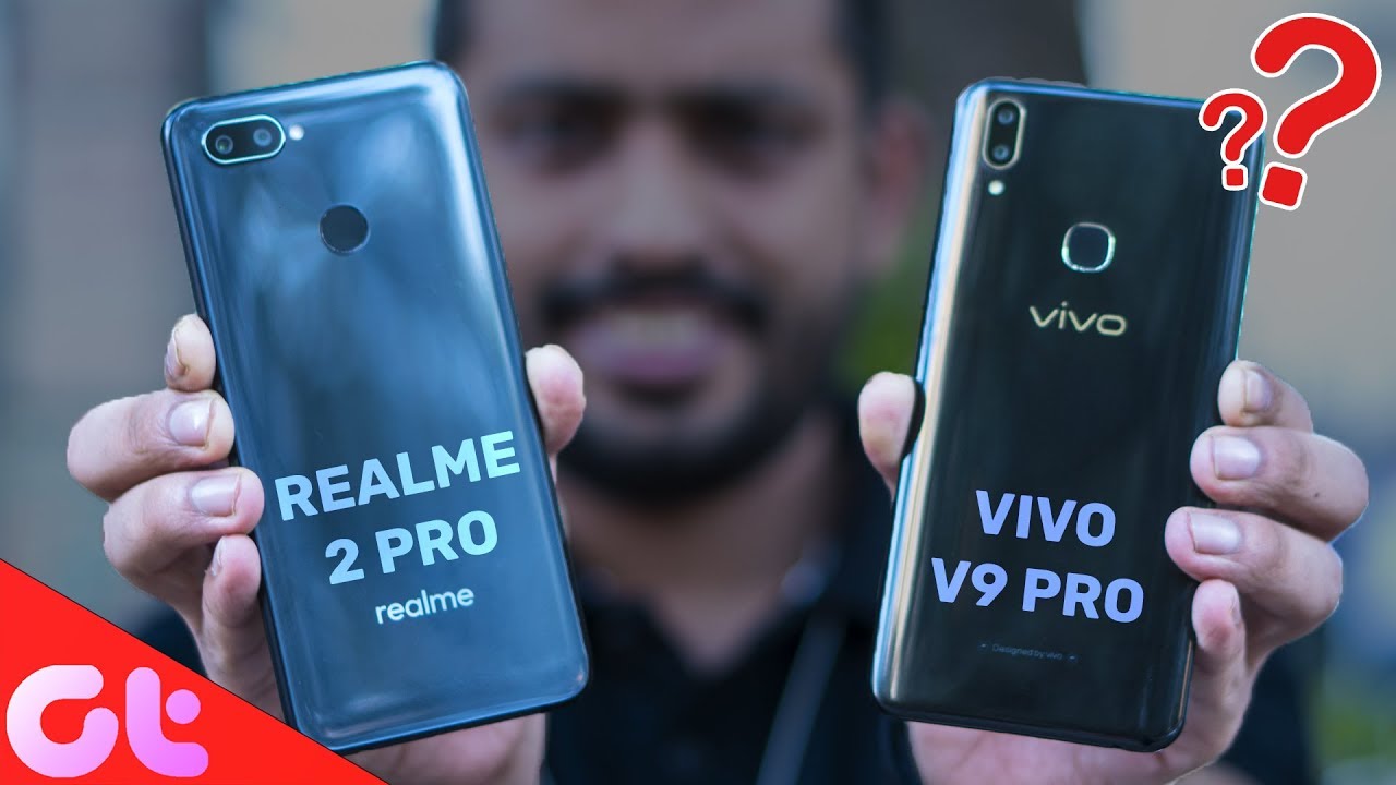Realme 2 Pro vs Vivo V9 Pro Comparison, Camera, Speed, Design, Battery | GT Hindi