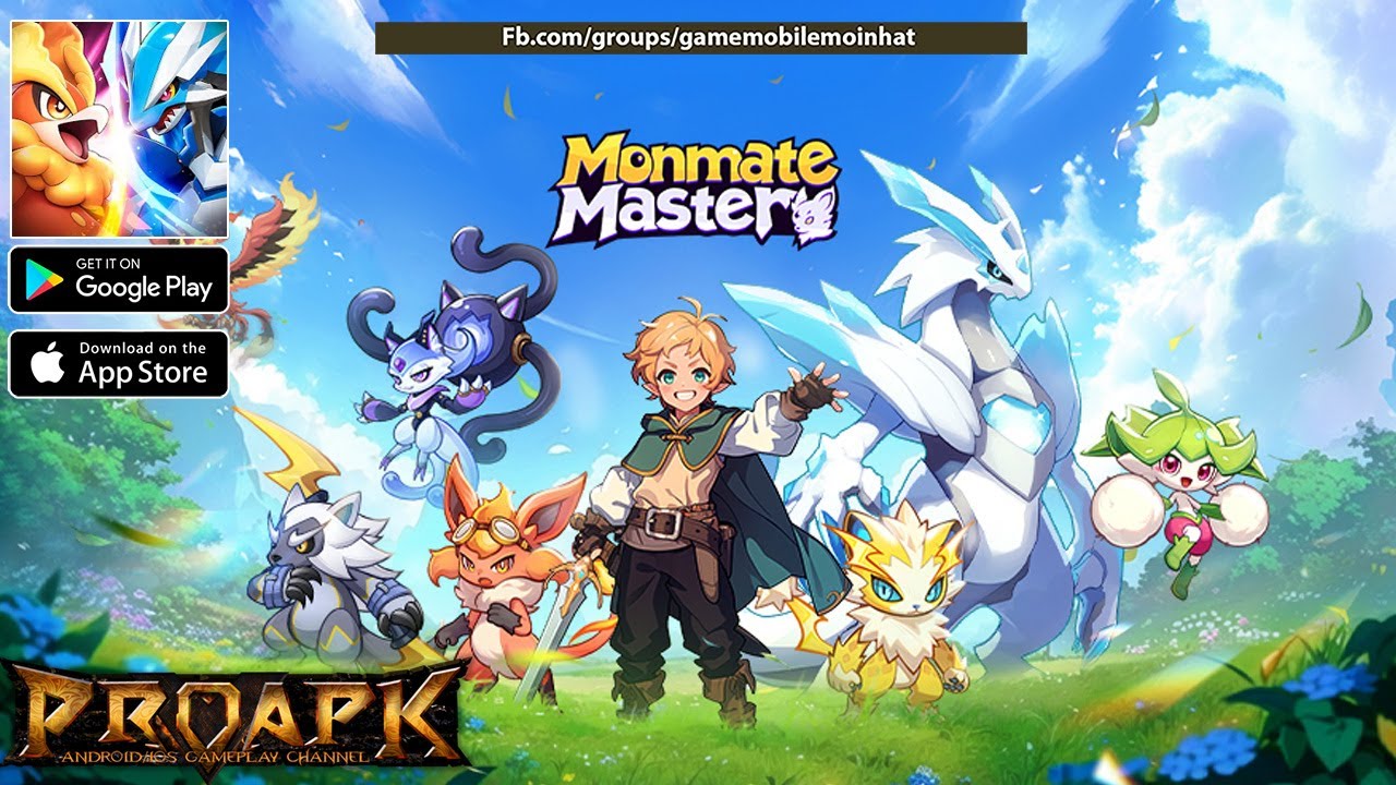 Monmate Master Gameplay Android / iOS (Evolution Test)