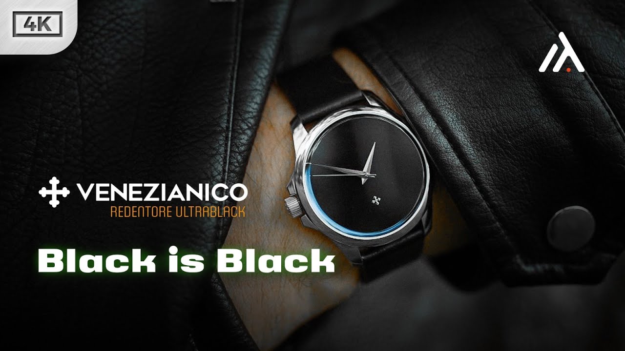 #50 Venezianico Redentore Ultrablack. Minimalismo estético. Reloj italiano, automático y elegante.