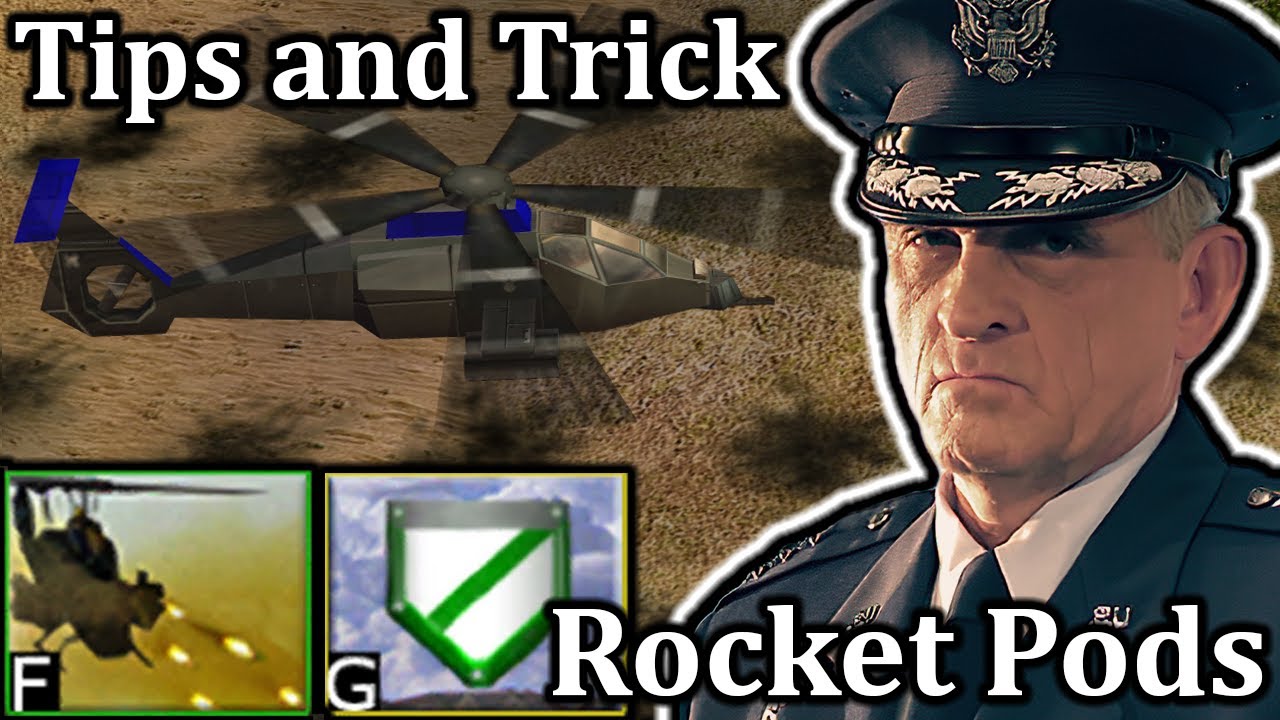 Tips and Tricks Part 2 RocketPods | C&C Generals ZeroHour
