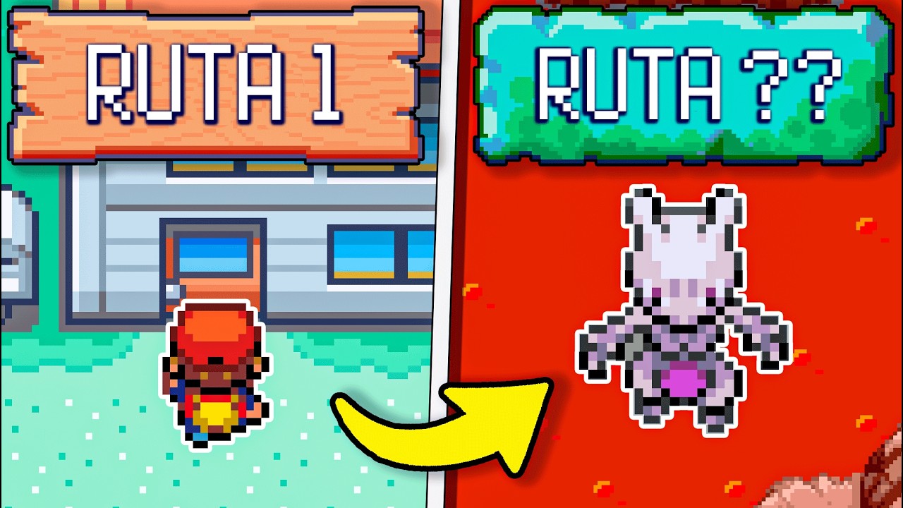 POKÉMON pero TODO el MAPA es ALEATORIO
