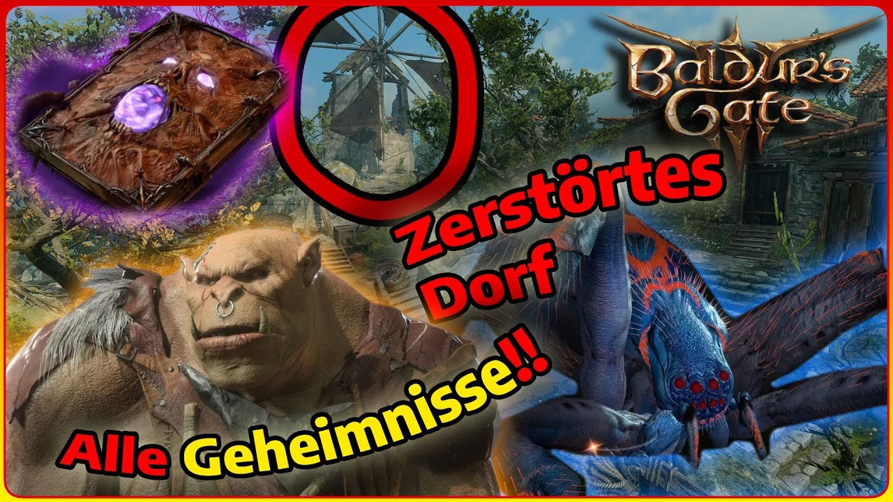 🌇 Alles zum ZERSTÖRTEN Dorf in #baldursgate3 ALLE Geheimnisse!! [SECRET][Tutorial] [Deutsch]