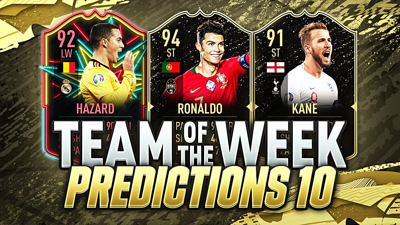 FIFA 20 | TEAM OF THE WEEK 10 PREDICTIONS✅! | TOTW 10 PREDICTIONS | w OTW HAZARD, KANE & RONALDO🔥💥