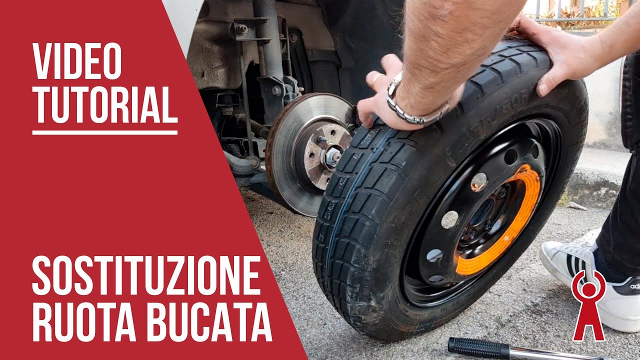 Come sostituire una ruota bucata