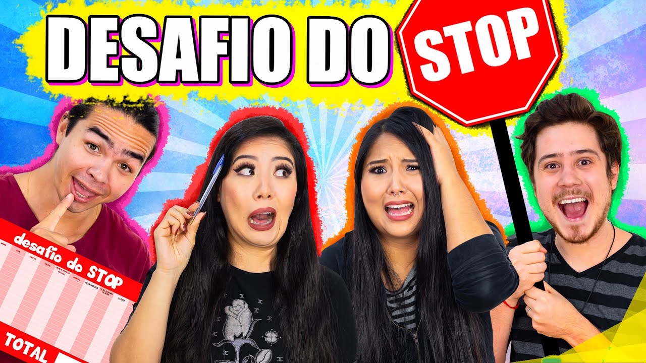 DESAFIO TENTE NÃO SER LERDO NO STOP! | Blog das irmãs