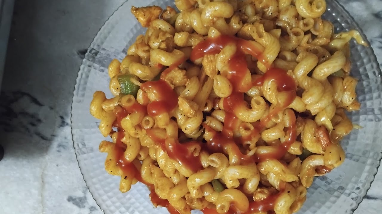 Mazay Dar Chicken Macaroni Recipe]Quick & Easy Pasta for Kids & Family