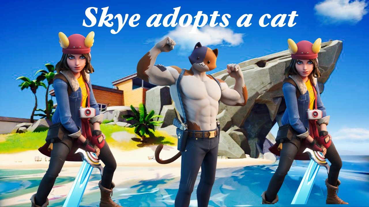Skye and her twin sister adopt a cat