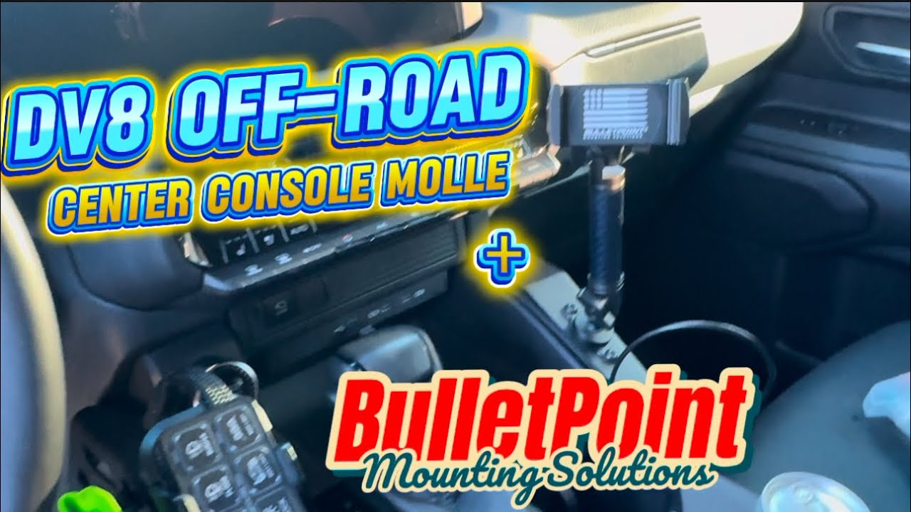 Landcruiser 250 Install - DV8 Off-Road Center Console Molle and Bulletpoint Mounts! (Full Video)