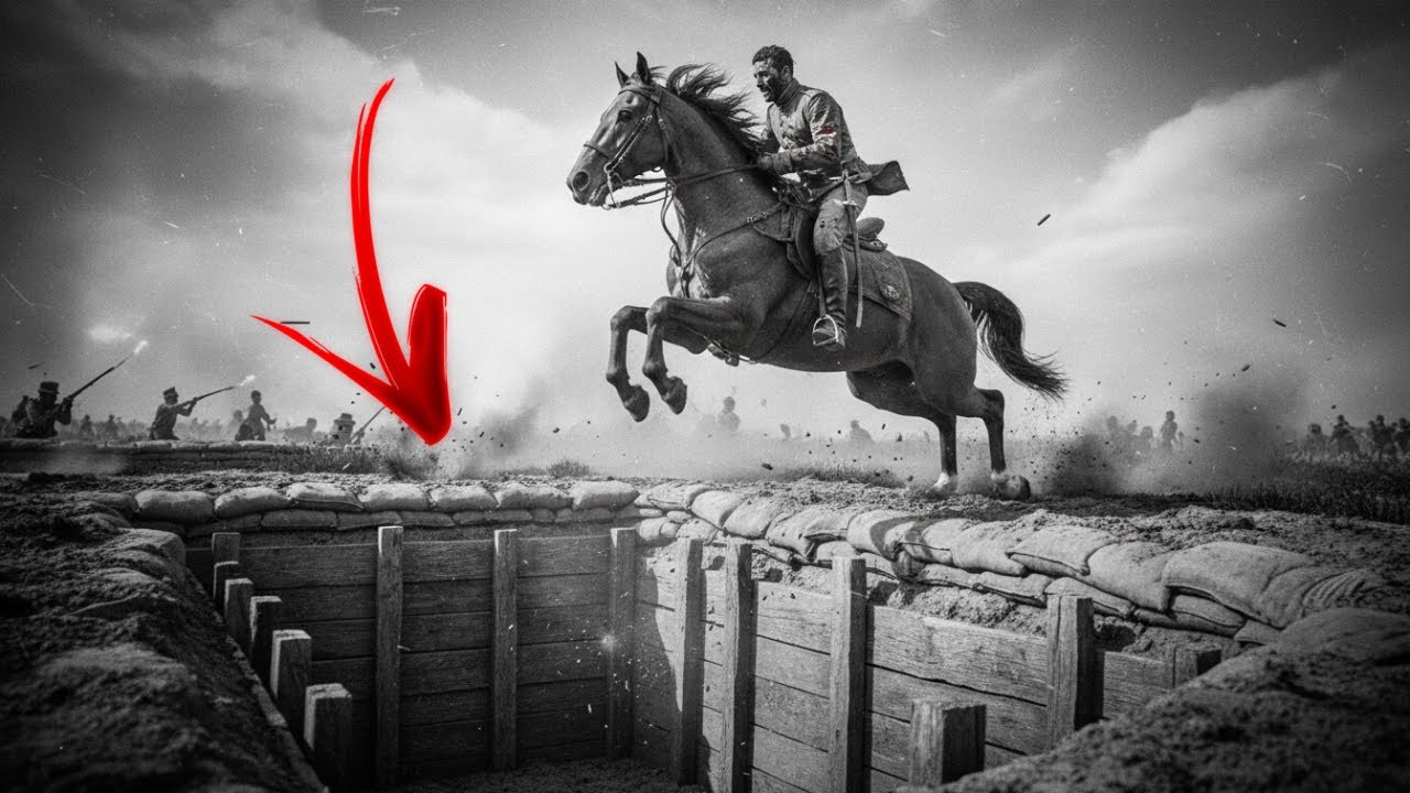 Caballo de Zapata Saltó Trinchera de 4 Metros Con Soldado Herido — Esquivó 100 Balas