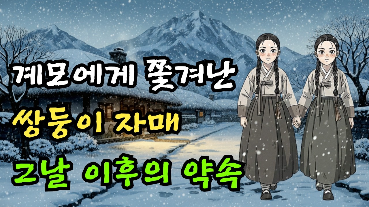 한겨울, 집을 떠난 쌍둥이 자매의 약속
