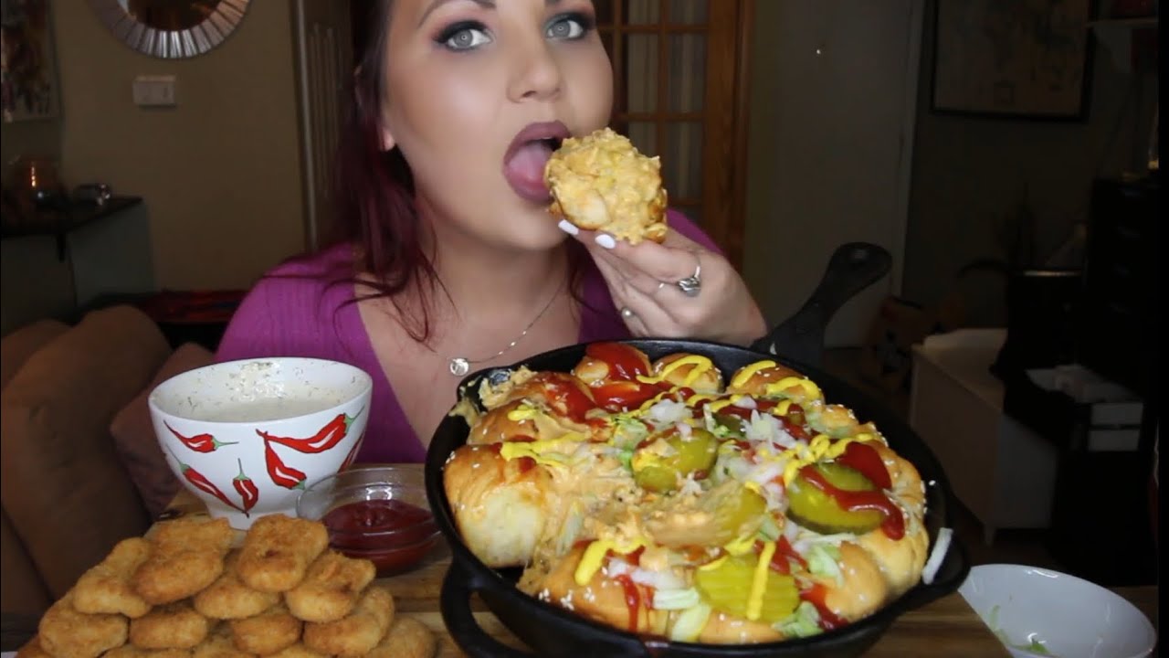 BIG MAC DIP AND CHICKEN NUGGETS MUKBANG AND RECIPE