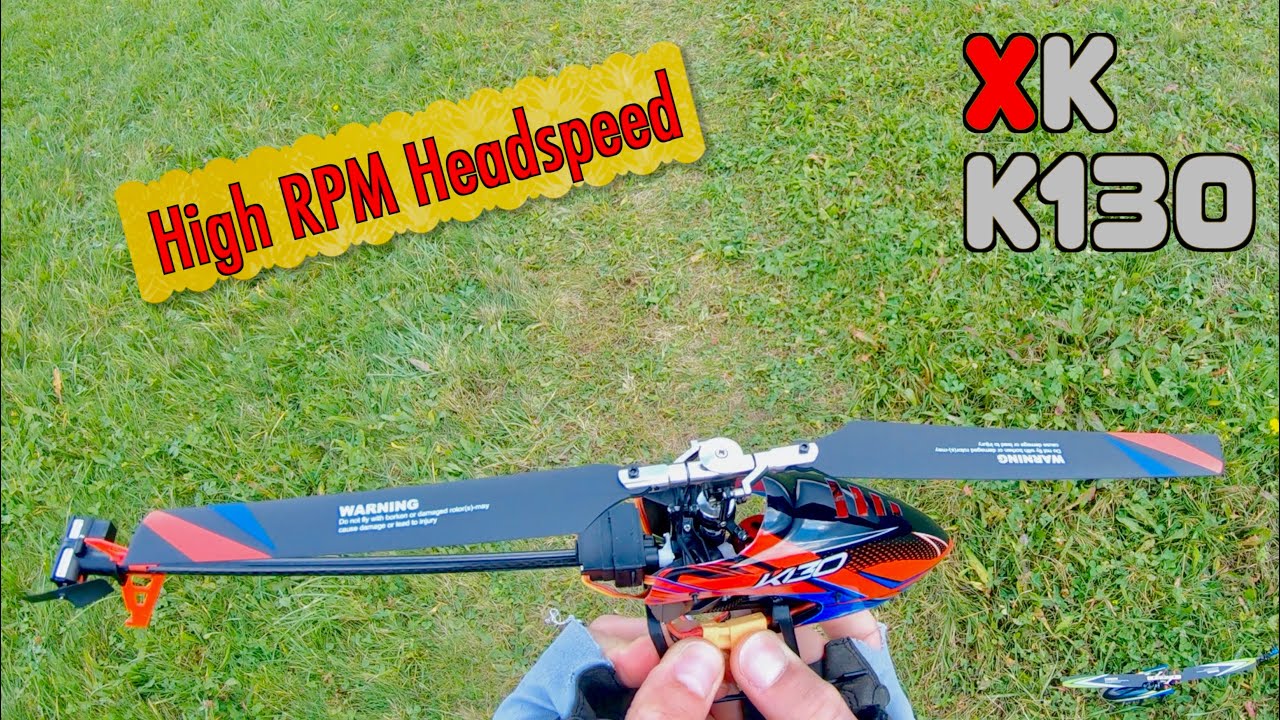 XK K130 3D Helicopter - High Headspeed Flight
