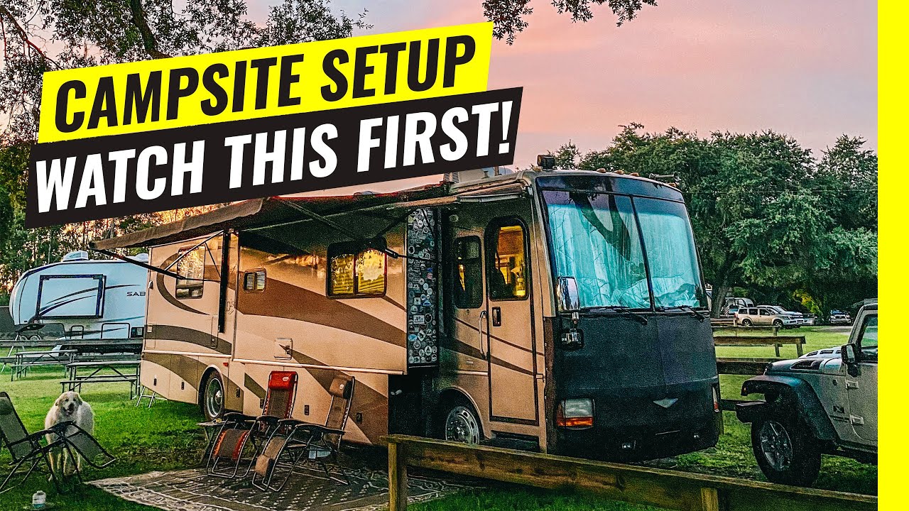 How To Set Up an RV At A Campsite | Water, Sewer, Electric & Hook Ups