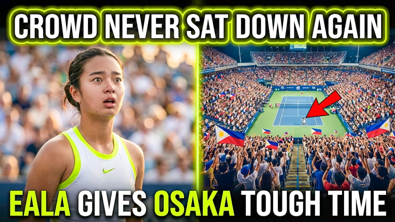 CROWD GOES WILD! Alex Eala Gets STANDING OVATION After Crushing Naomi Osaka