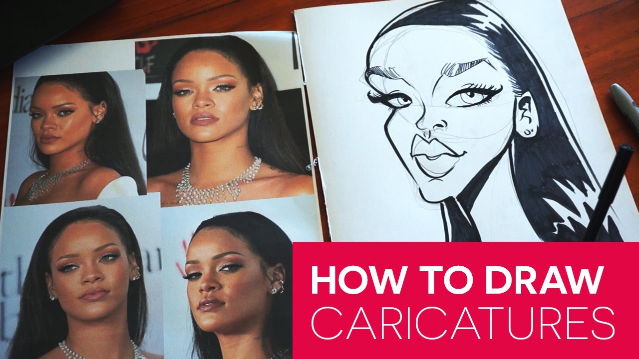 Caricature Tutorial - Rihanna - Thought Process