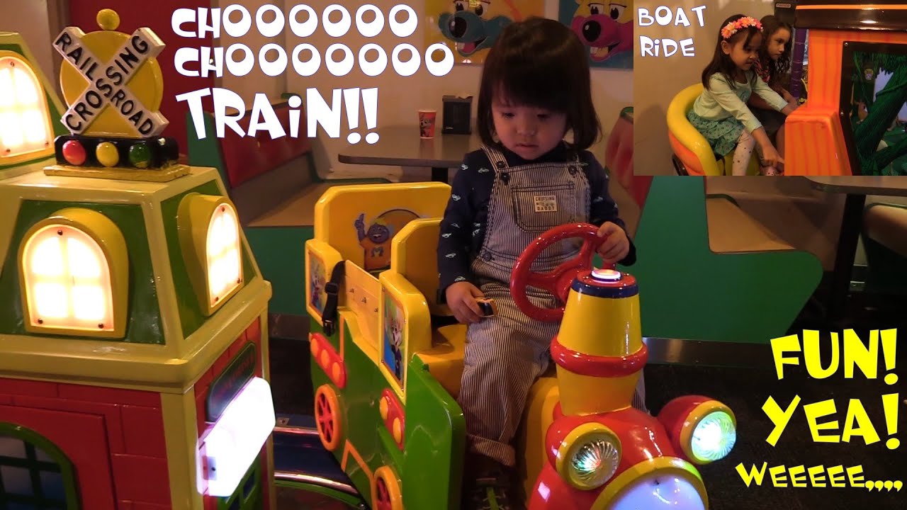 Indoor Amusement Center: Chuck E. Cheese's Arcade Games and Kiddie Rides Playtime