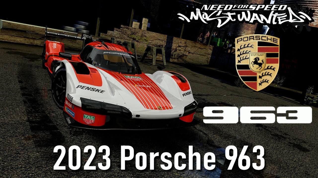[NFS Most Wanted]2023 Porsche 963 mod
