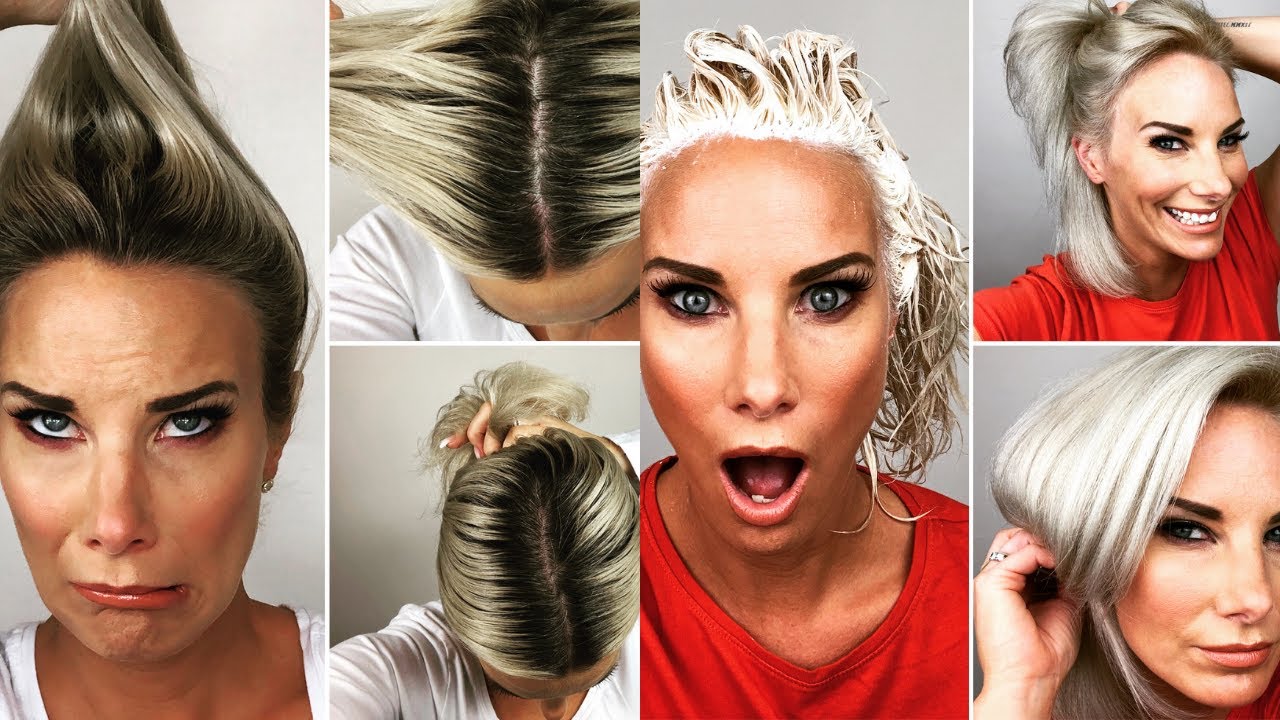 CRUELTY FREE Bleaching Roots & Toning Blonde Hair Pearl @ Home! Knight & Wilson I Heart Revolution