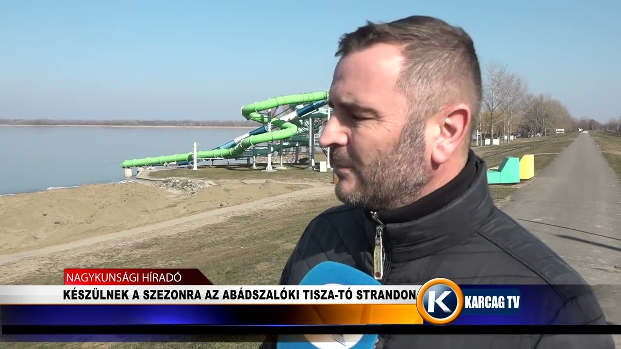 KÉSZÜLNEK A SZEZONRA AZ ABÁDSZALÓKI TISZA TÓ STRANDON